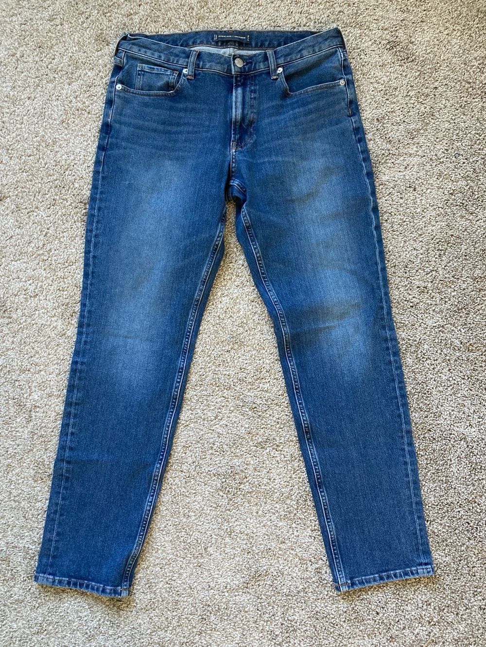 Everlane The Athletic Jean Uniform Organic Stretch sz 31x31